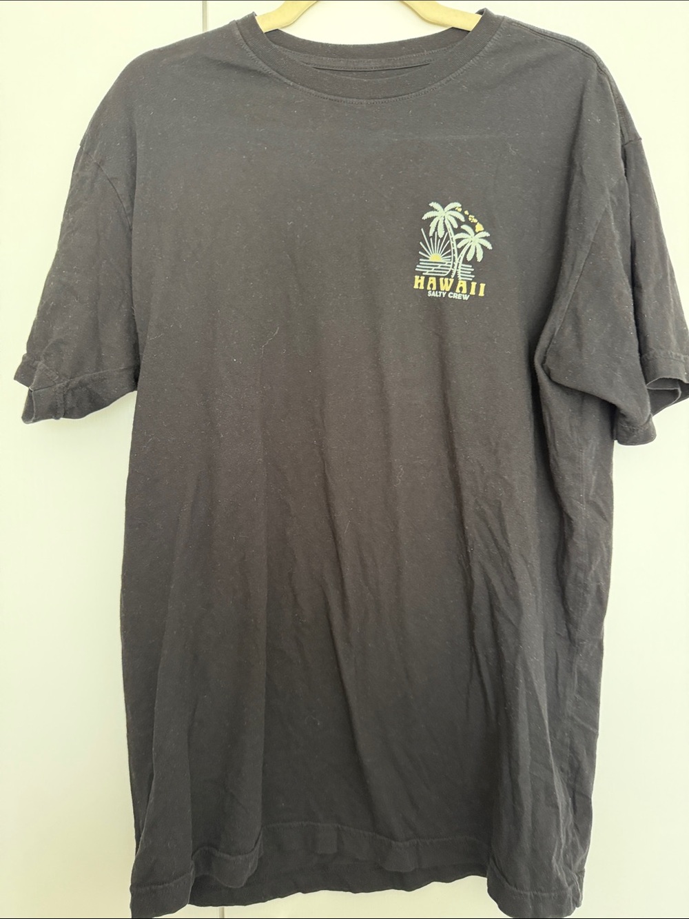 Salty Crew Hawaii Palm Tree Graphic Tee Black XL